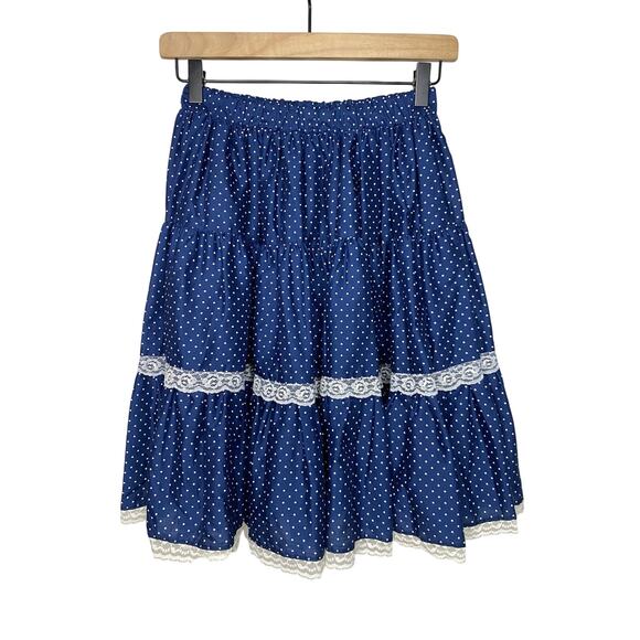 H bar C California Ranchwear VTG Skirt Rockabilly 22.5-34" Medium? A-Line Retro - Picture 1 of 6